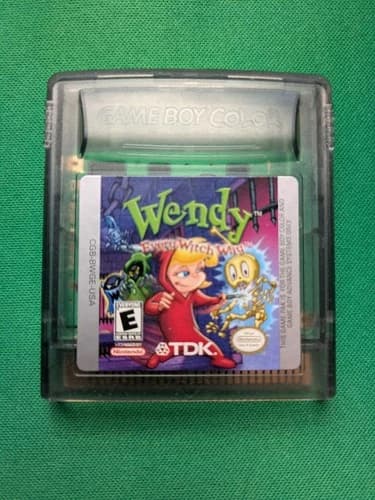 Wendy: Every Witch Way Nintendo Game Boy Color Authentic Cartridge