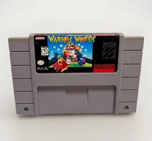 Wario's Woods (Super Nintendo SNES, 1994) Authentic Tested ✅