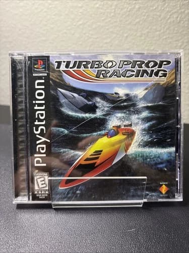 Turbo Prop Racing (Sony PlayStation 1 PS1, 1998) CIB Tested Working