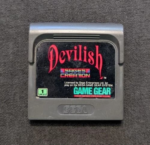 Clearance Sale: Devilish for Sega Game Gear US Label Variant