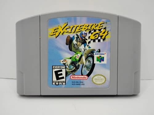 Excitebike 64 Nintendo N64 Racing Authentic Game Cartridge TESTED & WORKS!!!