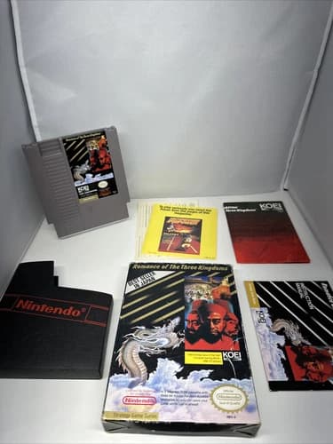 Romance of the Three Kingdoms NES Complete In Box With Manuals