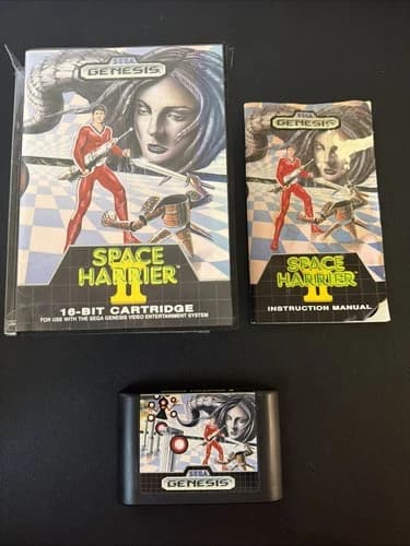 Space Harrier II (Sega Genesis, 1988) Complete Cib