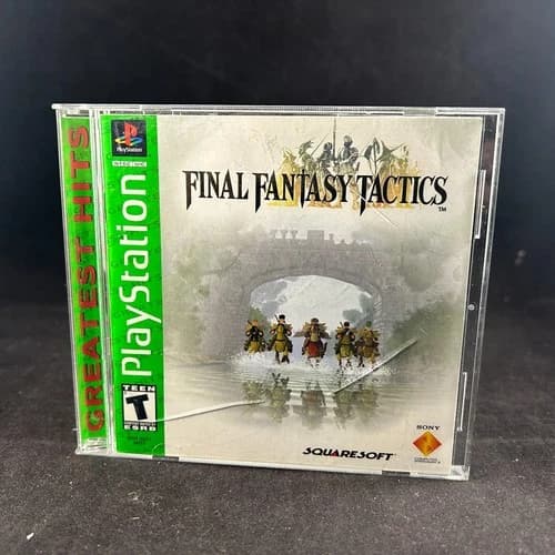 2001 FINAL FANTASY TACTICS SONY PLAYSTATION 1 GREATEST HITS PS1 CIB W/ MANUAL