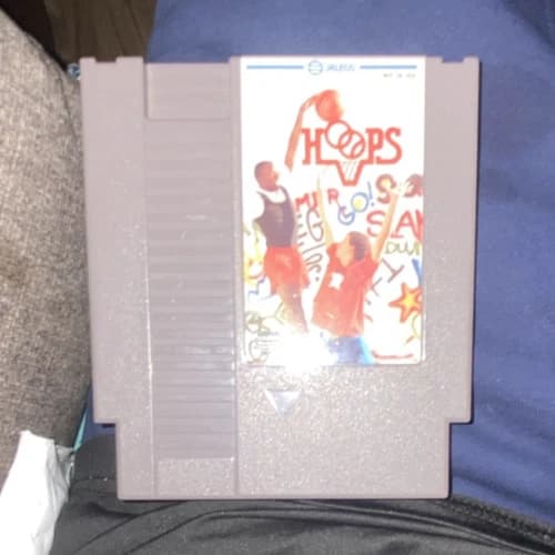 Jaleco Hoops Nintendo NES Basketball Sports Game Cartridge