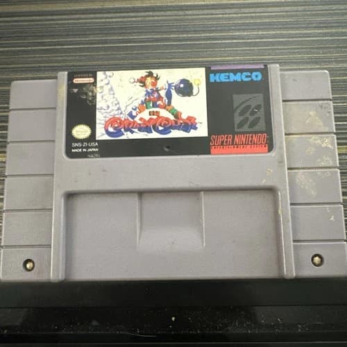 Kid Klown in Crazy Chase SNES (Super Nintendo, 1992) Cartridge Only