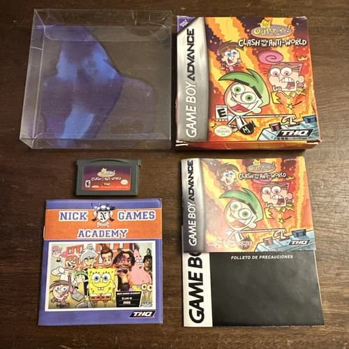 The Fairly Oddparents Clash With The Anti-World (Gameboy Advance GBA) Complete