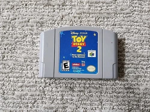 Toy Story 2 Buzz Lightyear to the Rescue Nintendo 64 (N64) Tested/Working