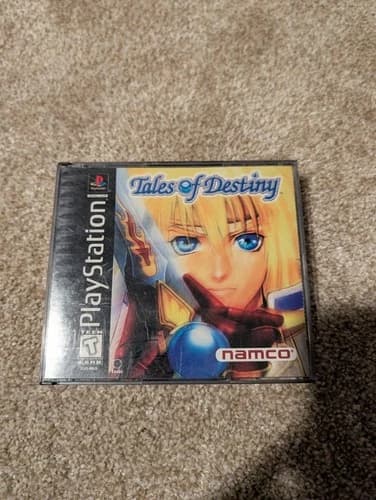 Tales of Destiny Complete PS1 PlayStation 1 Video Game with Manual