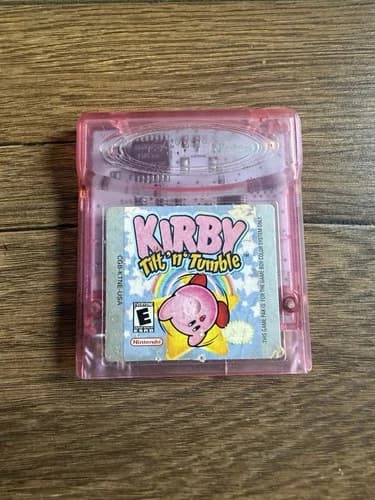 Kirby Tilt 'n' Tumble for Nintendo Game Boy Color! Authentic US version, works