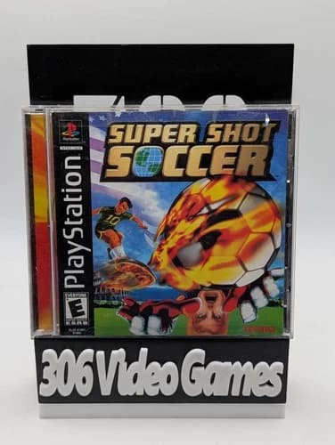 Super Shot Soccer Sony PlayStation 1 PS1 Game CIB Tested