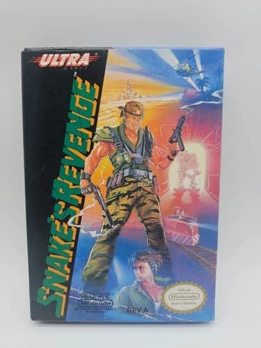 Nintendo Entertainment System, NES 1990 Snake’s Revenge CIB - Very Good Shape