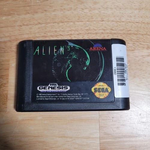 Alien 3 Sega Genesis, 1993 - Tested