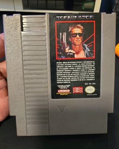 The Terminator NES Authentic Chip Tested With Pictures