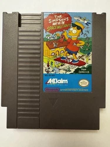 The Simpsons Bart Vs The Space Mutants Nintendo NES
