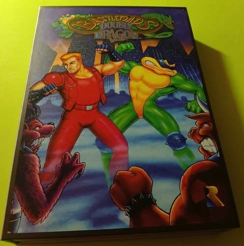 BATTLETOADS Double Dragon NINTENDO NES Green Cartridge RETRO-BIT Rare