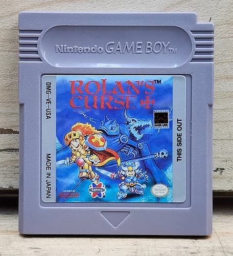 Rolan's Curse (Nintendo Game Boy, 1990) Cartridge Only