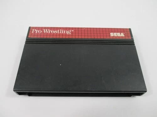 PRO WRESTLING Sega Master System Game Cartridge Authentic!