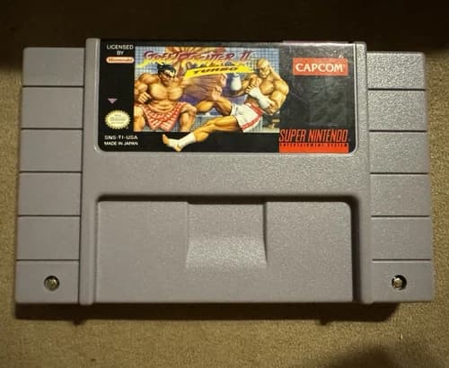Capcom Street Fighter II Turbo Nintendo SNES NTSC-U/C Fighting Game