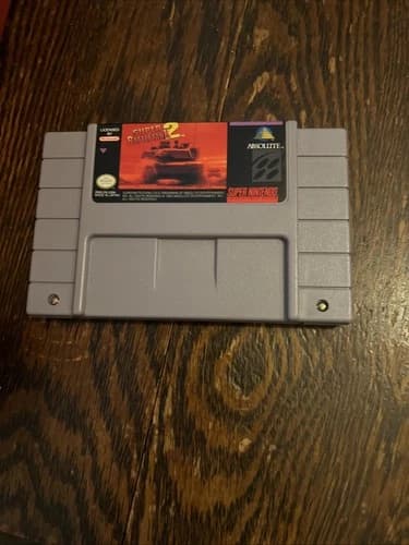 Super Battletank 2 Super Nintendo Absolute SNES Authentic Game Cartridge
