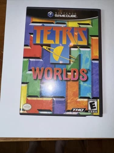 Tetris Worlds (Nintendo GameCube 2002) Complete w/ Manual