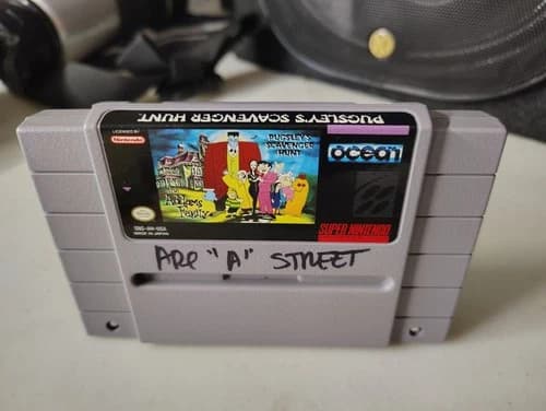 Addams Family: Pugsley's Scavenger Hunt (Super Nintendo) SNES Authentic Tested