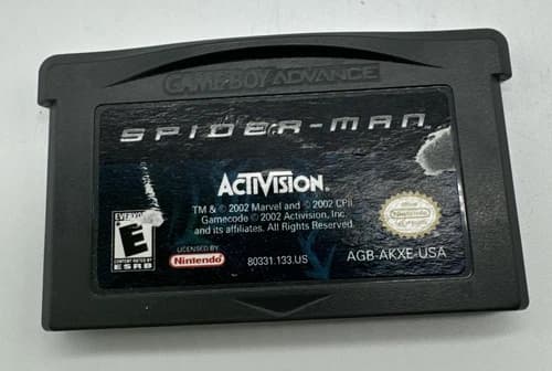 Spider-Man 1 For Game Boy Advance GBA, 2002 Cartridge Only Authentic