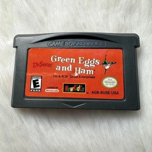 Nintendo Dr. Seuss Green Eggs and Ham Game Boy Advance GBA Used
