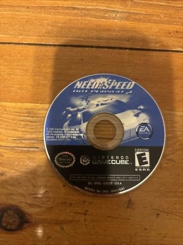 Need For Speed Hot Pursuit 2 Disc ONLY Nintendo Gamecube -TESTED- Fast Shipping