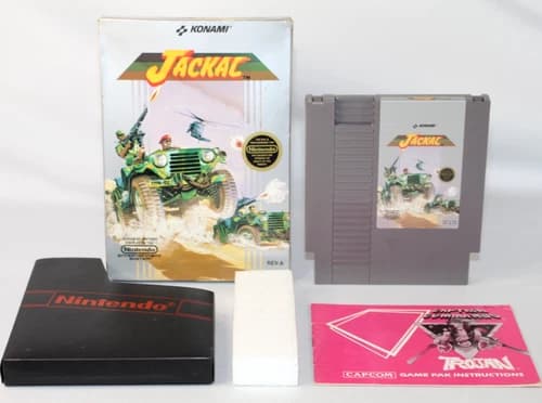 Jackal NES Nintendo Complete CIB! Authentic & Tested! Circle Seal! Rare!