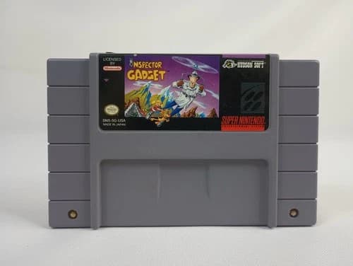 Inspector Gadget Super Nintendo SNES Tested Authentic Super Nintendo