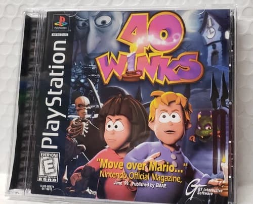 40 Winks (Sony PlayStation 1, 1999) Complete