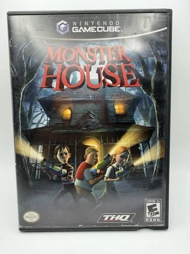 Monster House (Nintendo GameCube, 2006) Complete Game CIB Tested & Working