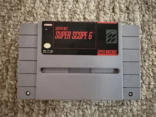 Super Scope 6 SNES Super Nintendo Game Cartridge Only Tested Working Pre-owned