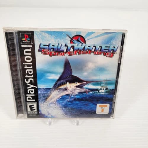 Saltwater Sportfishing PS1 Sony PlayStation 1 Complete