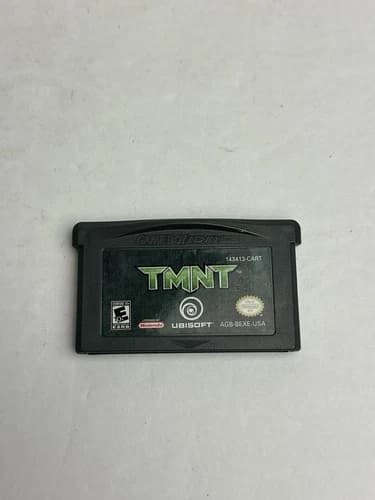TMNT (Nintendo Game Boy Advance, 2007) Tested Working GBA Turtles Ubisoft