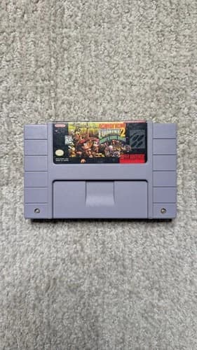 Donkey Kong Country 2 Diddy's Kong Quest (Super Nintendo 1995) SNES TESTED WORKS