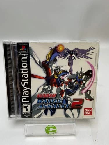 Gundam Battle Assault 2 (Sony PlayStation 1 PS1, 2002)