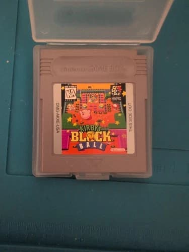 Kirby's Block Ball (Nintendo GameBoy, 1996) Great Condition!