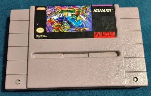 Teenage Mutant Ninja Turtles IV: Turtles in Time (Nintendo NES, 1992) Authentic