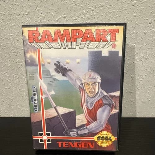 Rampart (Sega Genesis, 1992) Complete in Box CIB