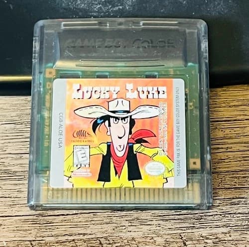 Lucky Luke (Nintendo Game Boy Color) Game Cartridge - Tested - Authentic