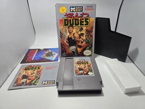 Bad Dudes Nintendo Entertainment System-NES, 1990) CIB Tested See Pics