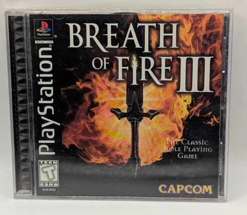 Breath of Fire III (Sony PlayStation 1, PS1) Complete CIB w/ Manual