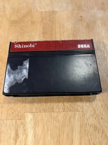 Shinobi Sega Master System Game Cartridge