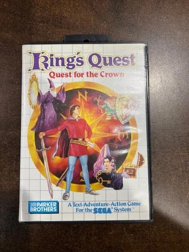 King’s Quest: Quest for the Crown Sega Master System Complete CIB - Minty!!