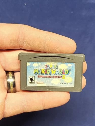 Super Mario World Super Mario Advance 2 (Nintendo Game Boy Advance) GBA Tested