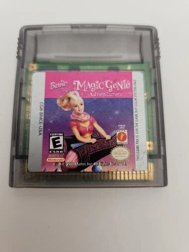 Barbie Magic Genie Adventure Game Boy Color Cartridge