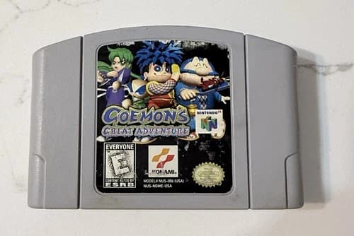 Goemon's Great Adventure (Nintendo 64) N64 Authentic Cartridge Only Tested