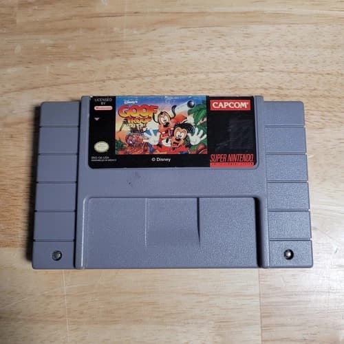 Disney's Goof Troop SNES Super Nintendo Entertainment System, 1993 - Tested
